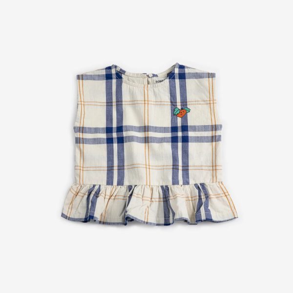 Fun Tartan woven blouse