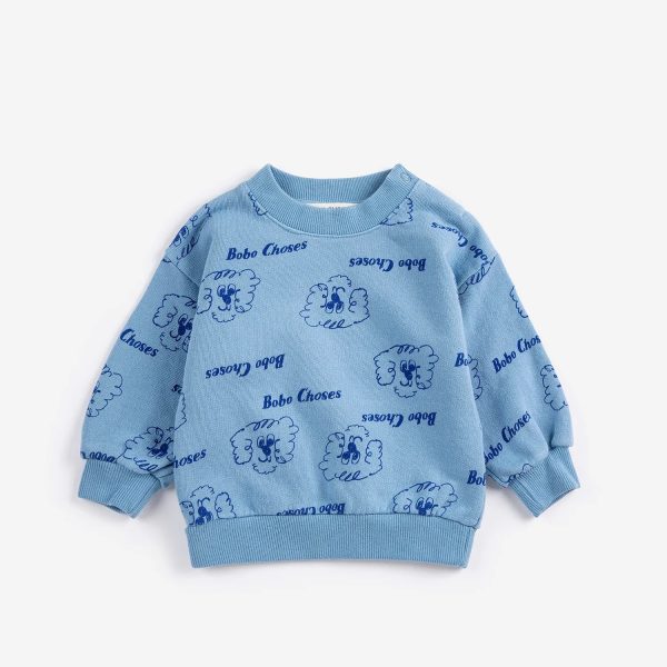 Pickles The Dog all over sweatshirt