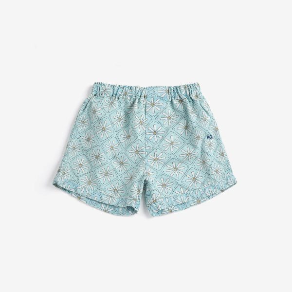 Daisy Mosaic all over woven short