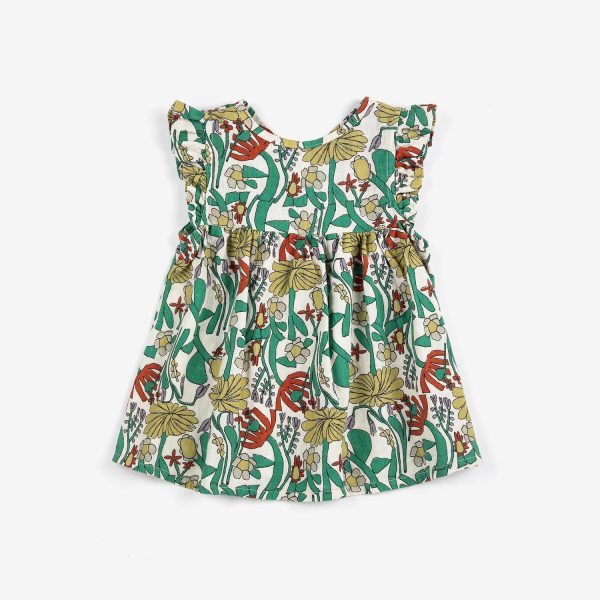 Color Herbalist all over woven dress