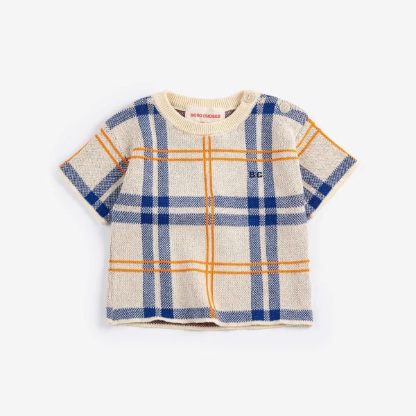 Fun Tartan knitted T-shirt