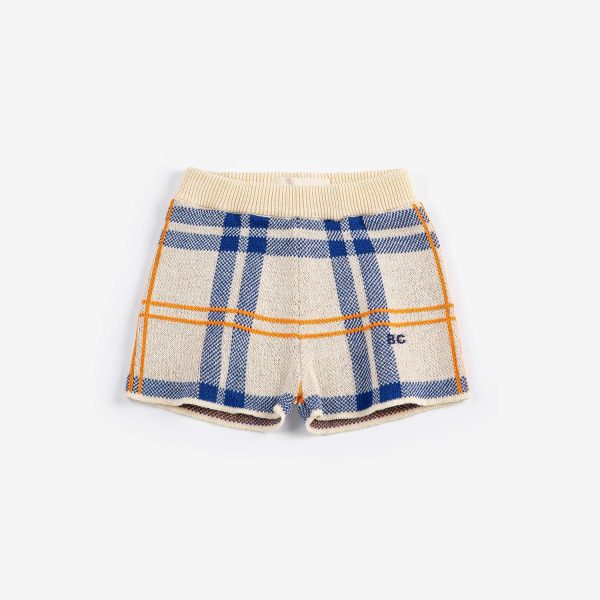 Fun Tartan knitted shorts