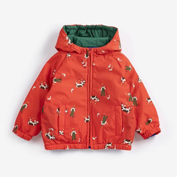 Farm Adventure all over reversible anorak