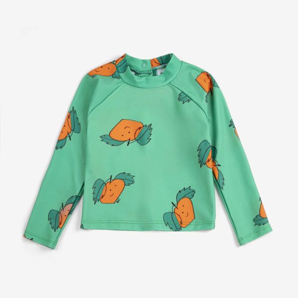 Tangerine all over swim T-shirt