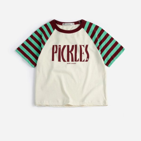 Spicy Pickles raglan T-shirt