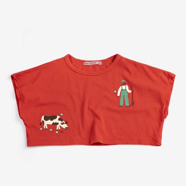 Farm Adventure cropped T-shirt