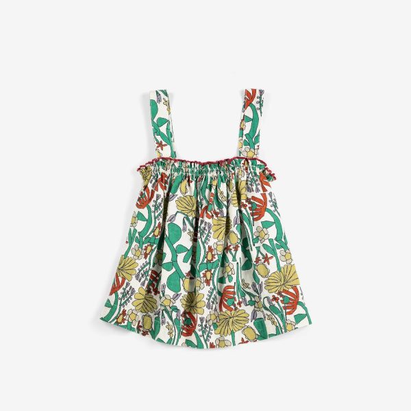 Color Herbalist all over woven top