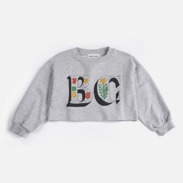 Spring Letters cropped sweatshirt