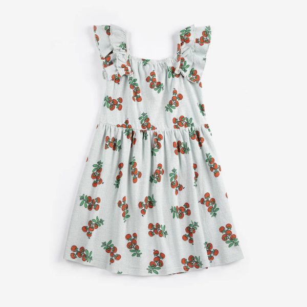 Juicy Tomatoes all over ruffled dress