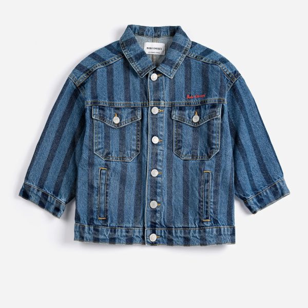 Bobo Choses Striped denim jacket