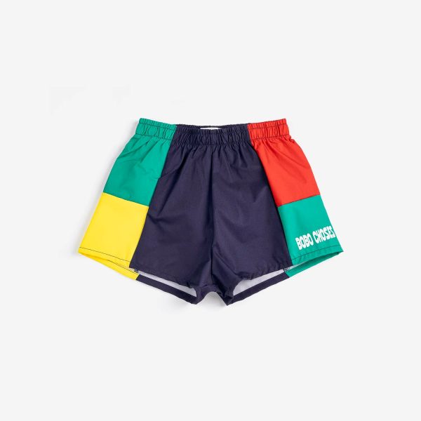 Bobo Choses color block swim trunks