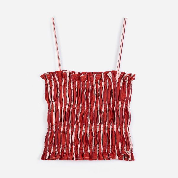 Striped cotton top