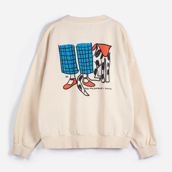 Dog Friendship relaxed sweatshirt