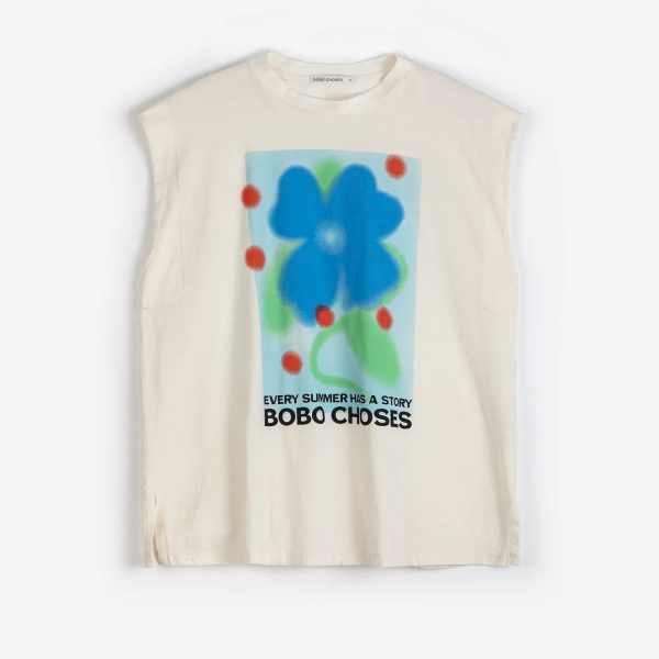 Summer story sleeveless T-shirt