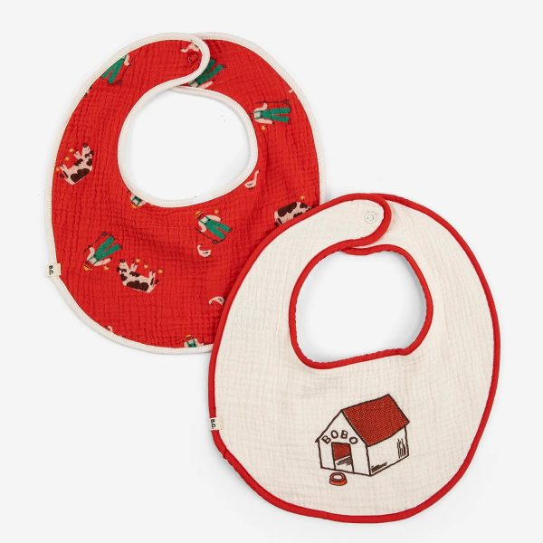 Adventure Farm bib set x2