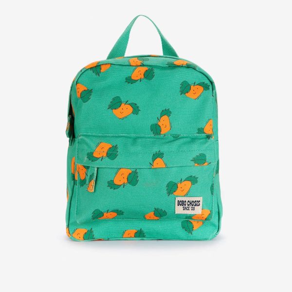 Tangerine all over backpack