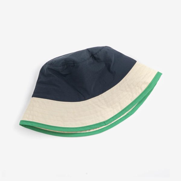 Color block bucket hat