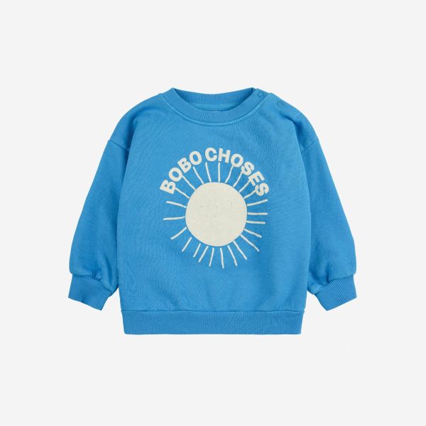 Bobo Choses Sun turquoise sweatshirt