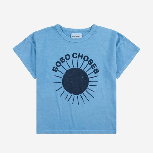 Bobo Choses Sun turquoise T-shirt