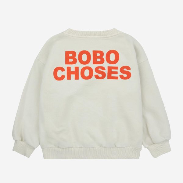 Poma Bobo Choses ecru sweatshirt
