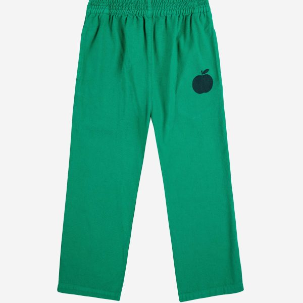 Poma green woven pants